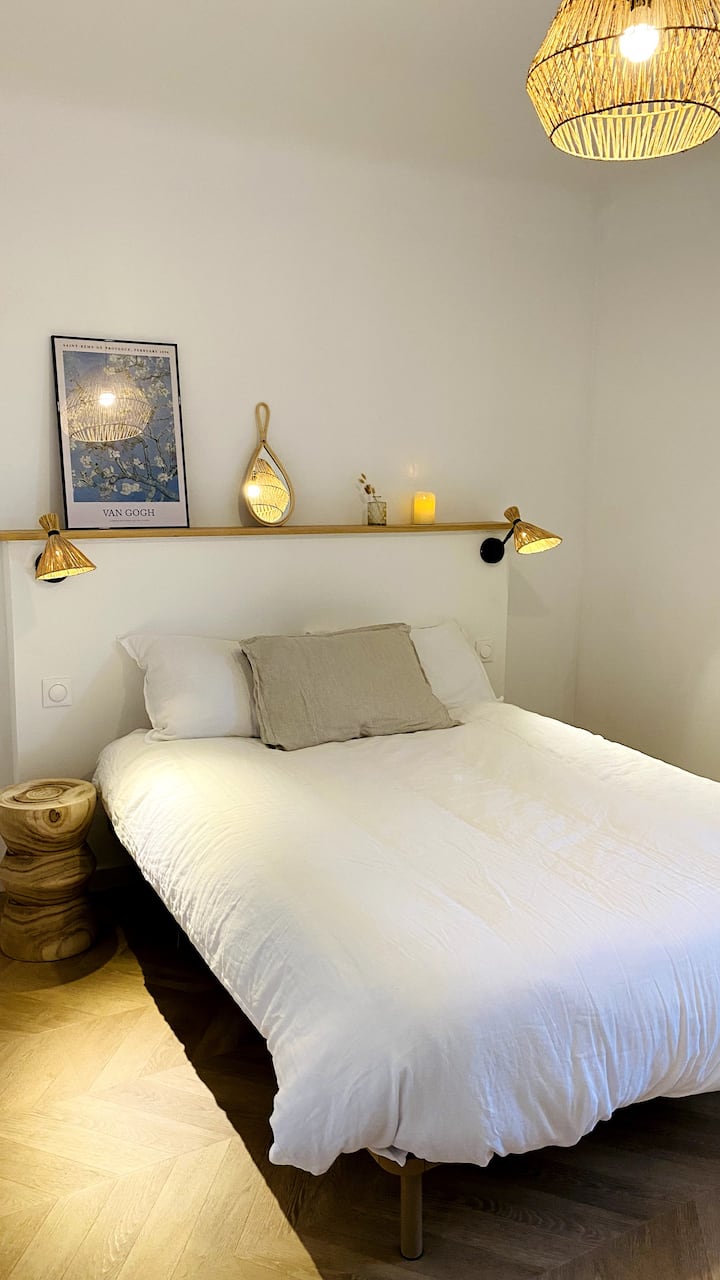 Chumba cha 2 juu, chenye kiyoyozi, kabati la kujipambia