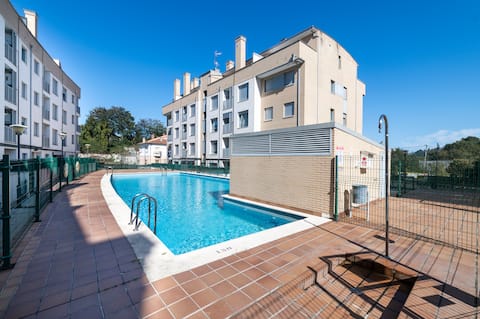 Top Airbnb: Ubena. Apartment with pool, 3 km from the beach in Llanes