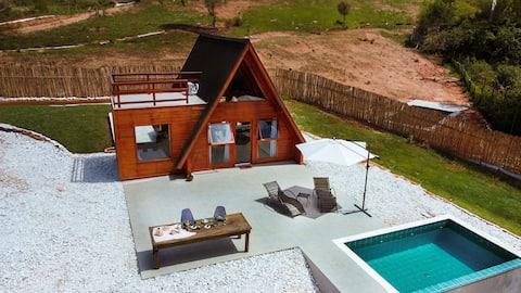 A-Frame Cabin Raio Azul