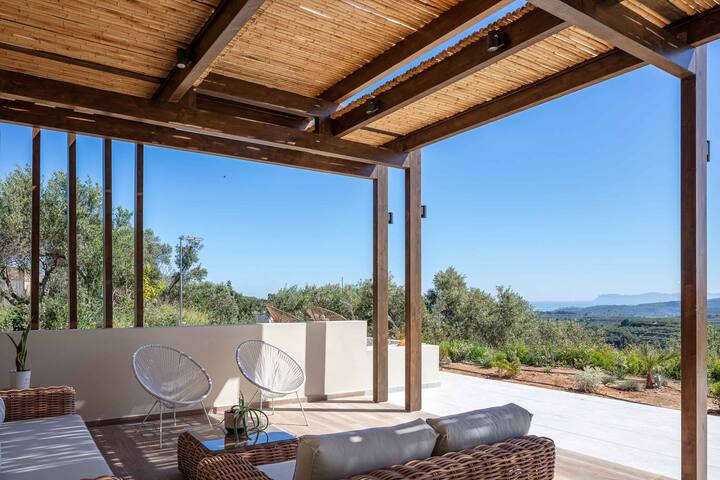 Villa Aglaea | Saltwater Pool & Amazing Seaview! gallery image 5