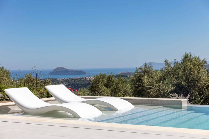 Villa Aglaea | Saltwater Pool & Amazing Seaview! gallery image 2