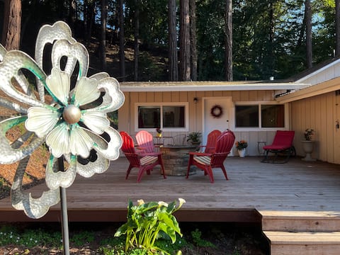 Glenwood Getaway, cozy 1BR/1BA in Santa Cruz Mtns