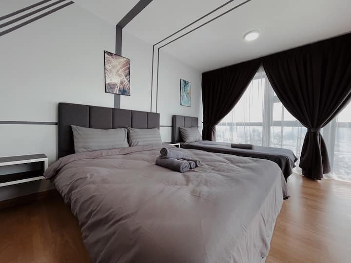 Ekocheras 2 room 8pax link to mrt kl apartments for rent in kuala