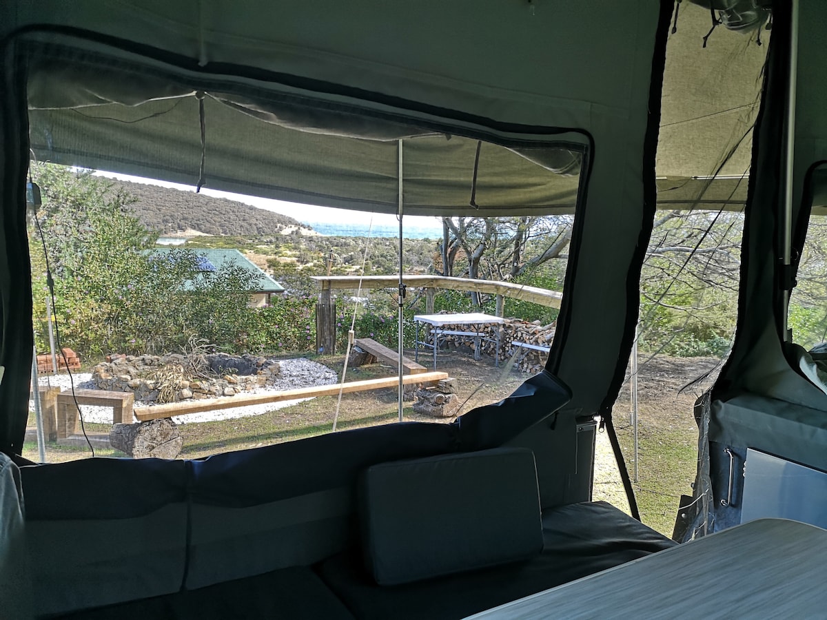 Top Airbnb: Carlton River Glamping in Sorell