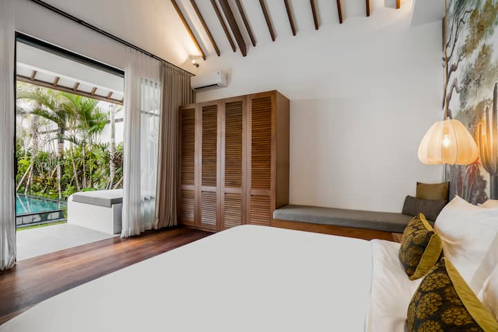 Sleep in style and comfort in our thoughtfully designed bedroom