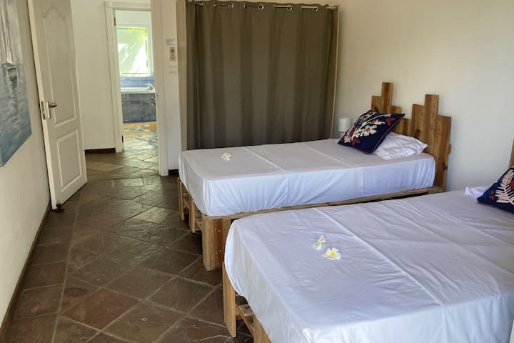 First floor twin bedroom