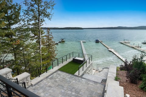 Luxury lakefront in Interlochen, MI