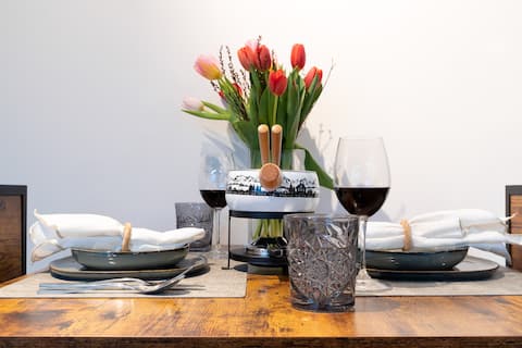 Charming apartment with balcony near Lake Thun