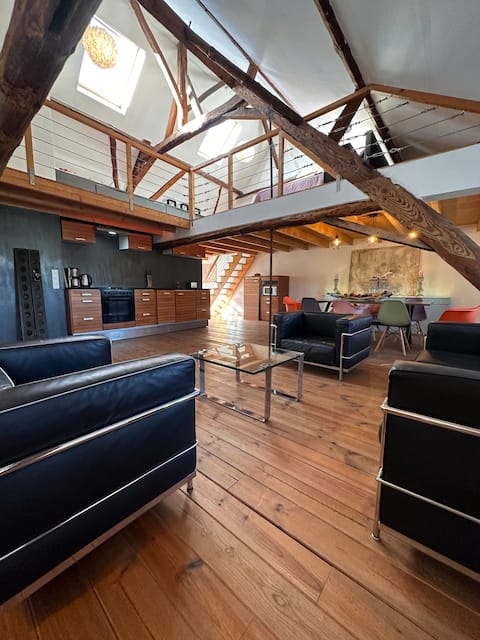 Loft apartment in a historic building