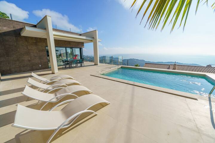 Villa le Paradis (8 pers.). increíble vista al mar