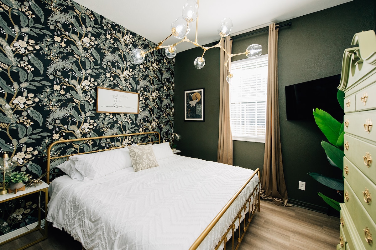 Our whimsical bird room will make you feel as if you're living in the tree tops!