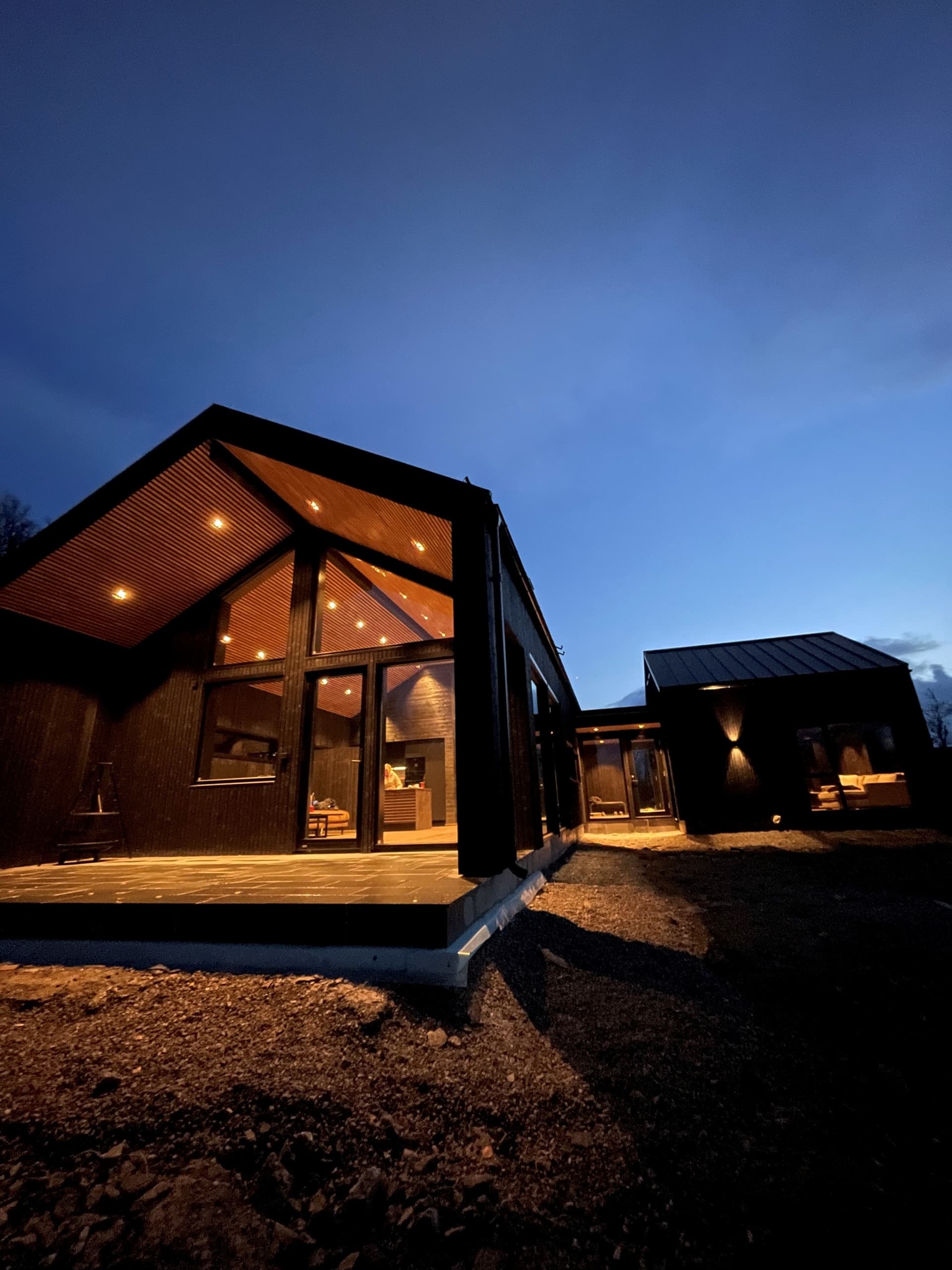 Newly built architect designed Snøhetta in beautiful nature