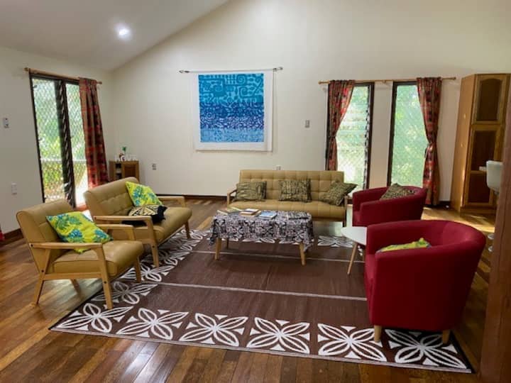 Chill In The Hills Of Falemauga;  House Only - Samoa