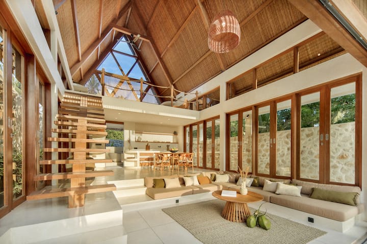 Tropical Design Villa With Private Pool | Free Gym - Lombok