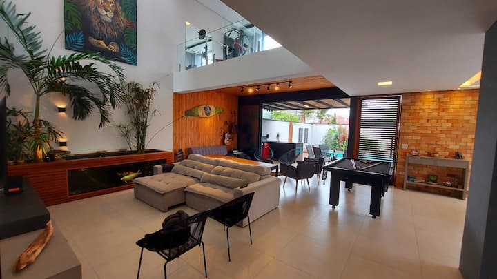 Casa Top Piscina Aquecida 50m Da Praia Vista Mar - Peruíbe