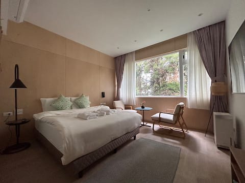Ming Xin House 101 Chaolu Double Room, legal homestay next to the forest railway (one night, two mea