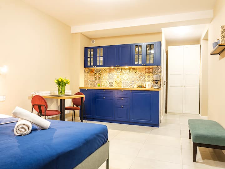 Quiet Studio For 2 With Balcony - Krakau