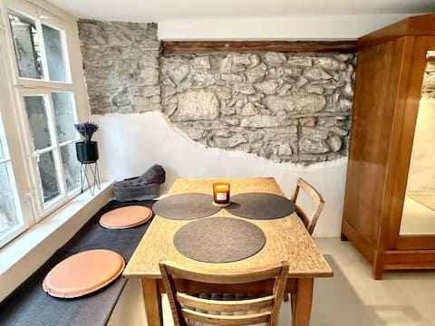 First floor studio in the village center