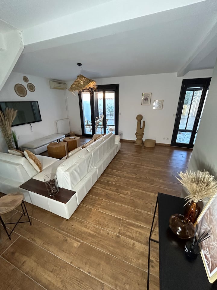 Villa Natura 3 Chambres, Jardin, Jacuzzi, Clim - Canet-en-Roussillon