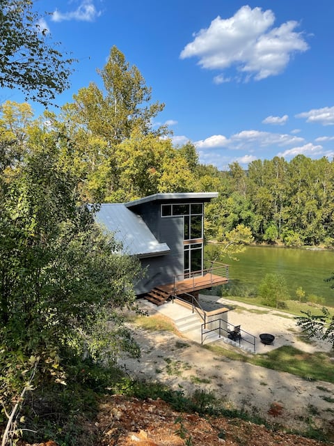 Riverside Retreat: Unique Cabin on Current River