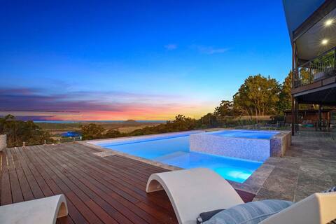 Mountain Home with Ocean Views