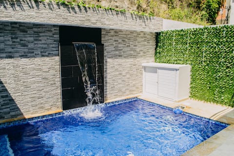 Complete accommodation in Girardot-private pool