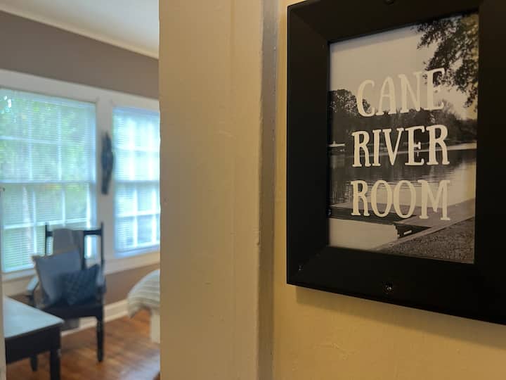 Cane River Room no andar de cima - cama king