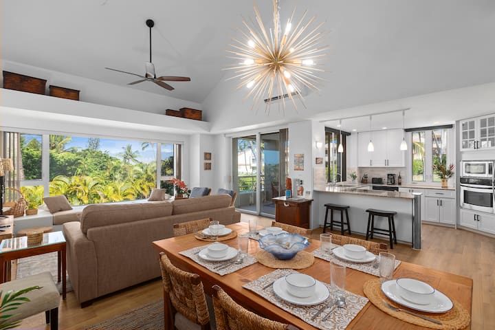 Stunning Wailea 2/2, AC, Upper Fl , walk to beach