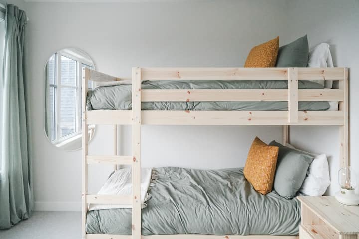 Did someone say bunk beds? Re-live your childhood memories by fighting for who gets the top bunk 