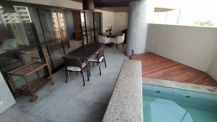 Apartamento De Alto Patrão, Pitangueiras Guaruja - Guarujá