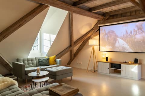 Large apartment in a former brewery