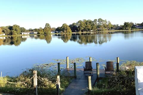 Lake Front Home with Heated Pool!