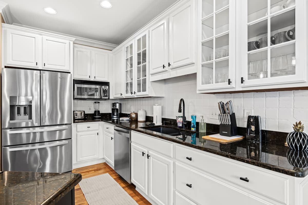 Kitchen in the Howell property