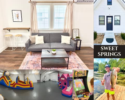 The Coyote Cabin: Arcade, Inflatables & Fishing