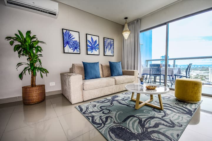 Exclusivo Apartamento, Piso 34. Vista Fantástica. - Cartagena