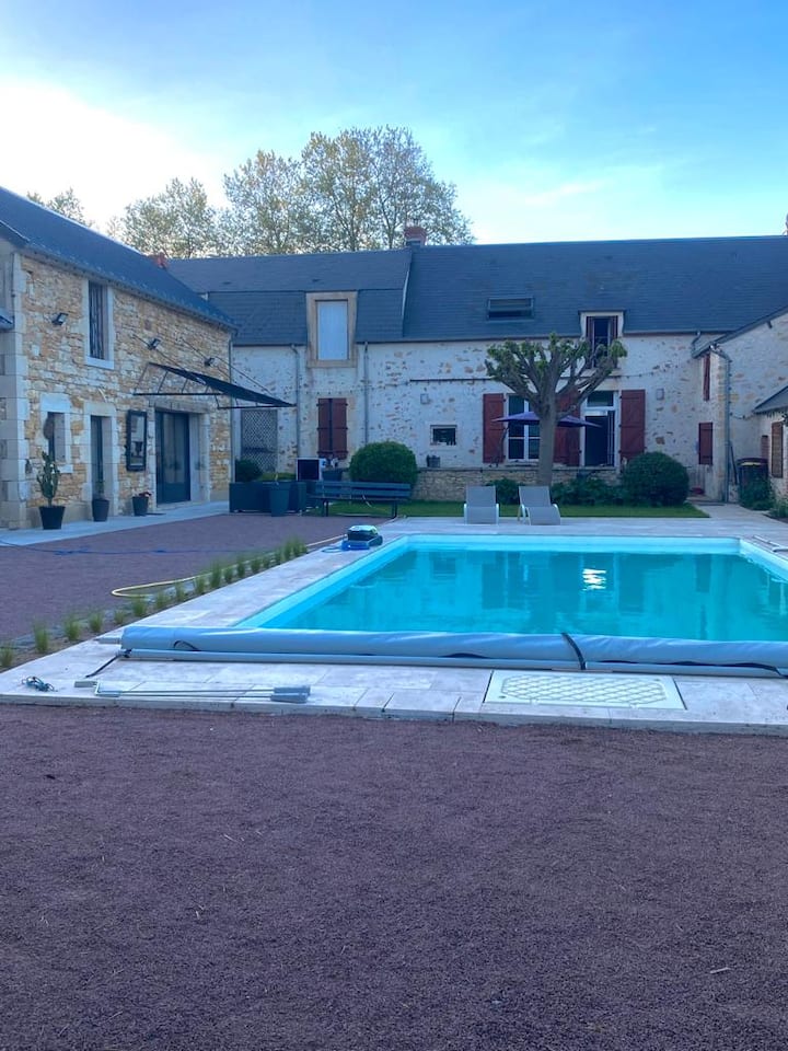 Maison Familiale Avec Piscine - Francia