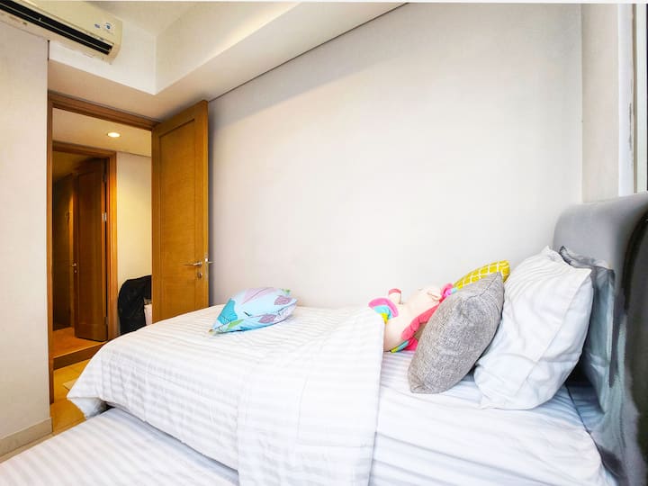 ห้อง #2 พร้อมเตียงเดี่ยว 2 ยูนิต
