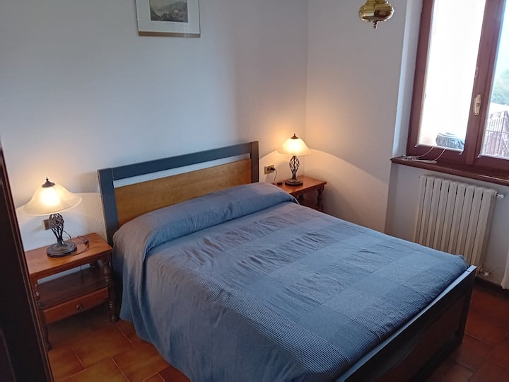 Спалната соба на Casa Lucio.