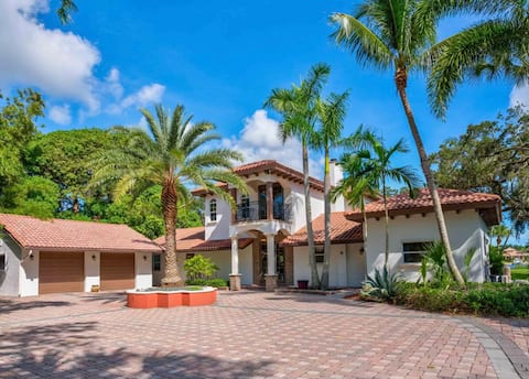 6 bed/5 bath waterfront home.