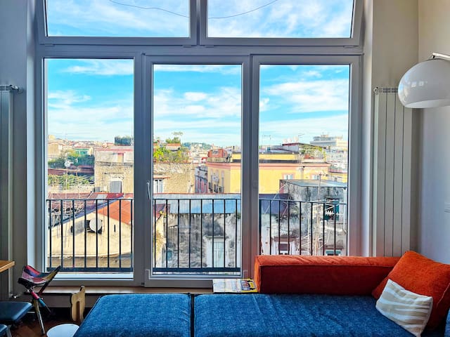 Above the clouds – terrace in the heart of Napoli