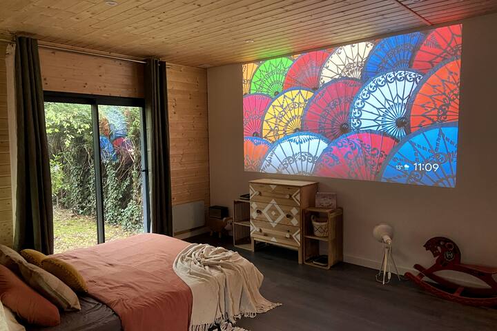 kinema në shtëpi me google TV, netflix, primevideo, chromecast compatible