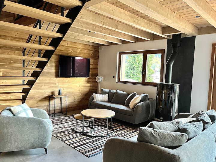 Chalet Les Roitelets-8 Personnes-clim-spa-sauna - Gérardmer
