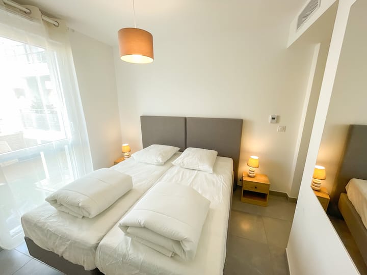 Საძინებელი 2 | T3 ახალ საცხოვრებელში სანარი-სიურ-მერში