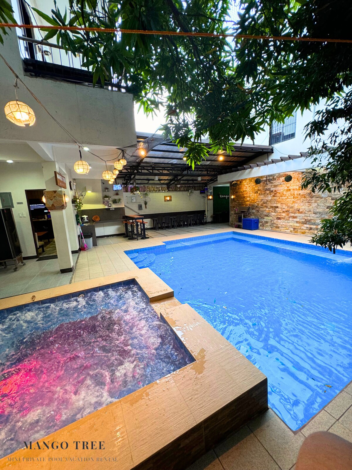 Mango Tree Pool Mango Tree Private Pool - Guesthouses for Rent in Las Piñas, Metro ...