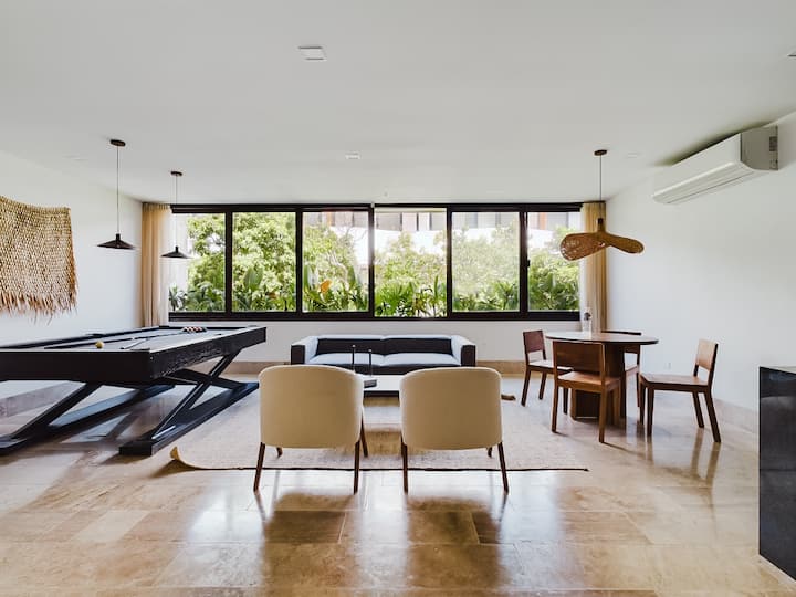 Stylish 2 Bdr Apartment w/PoolTable great Pool — 2 bedroom vacation rental in Tulum