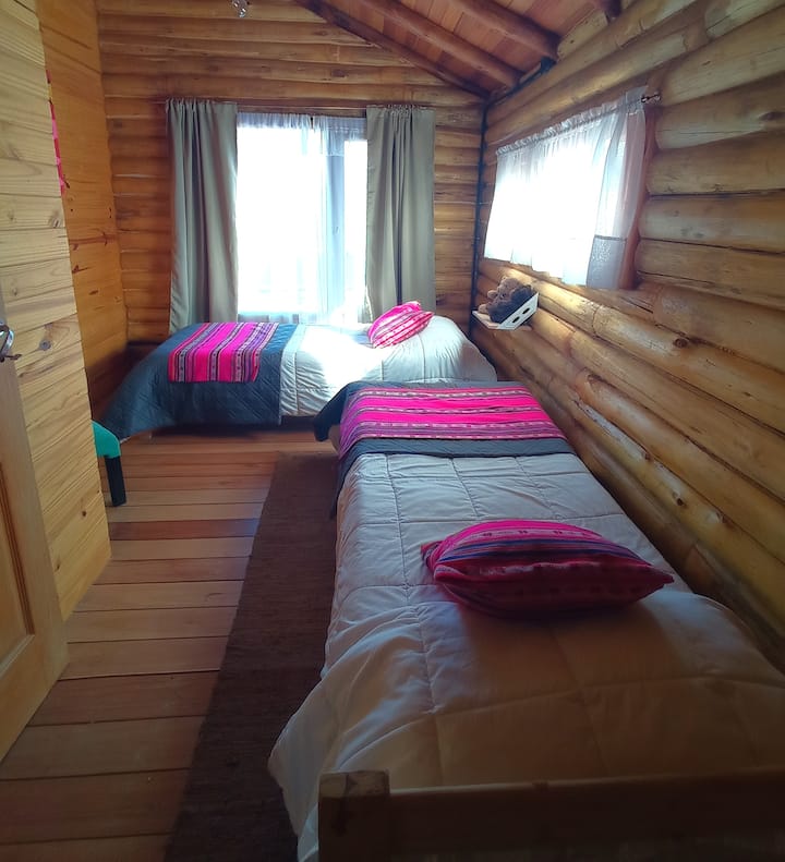 segundo dormitorio con dos camas individuales