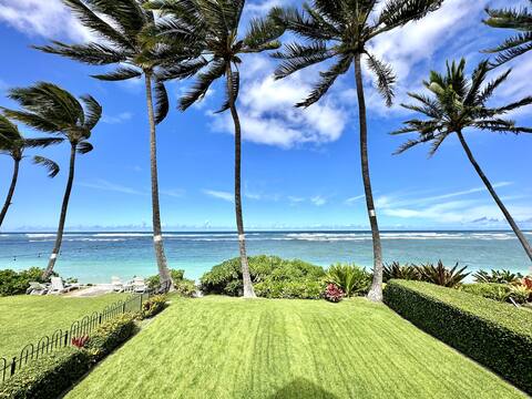 Beachfront retreat w/daily sunset views!