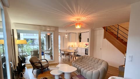 Propriété Airbnb réussie: bright family duplex 95m with terrasse à Clichy