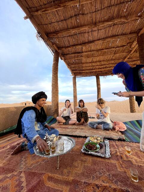 Sahara desert camp