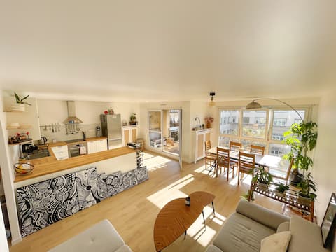Popular Airbnb listing: Elegant 80 m2 apartment in the heart of Krutenau in Bourse Esplanade Krutenau